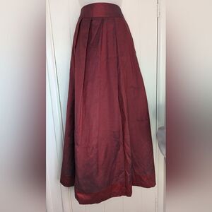 Calypso Silk Maxi Skirt 90s Glam Fairy Princess Tomato Girl Beachy Boho Chic 1